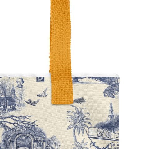 Savannah Toile Basic Tote Bag