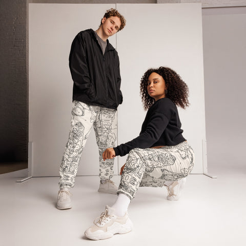 Paint by # Jogger Track Pants