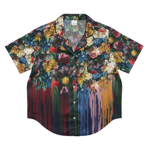 Melting Flowers Pajama Shirt