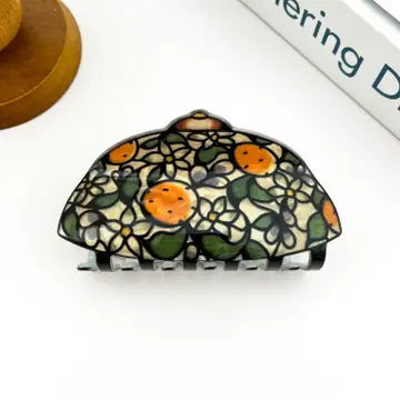 Retro Tiffany Lamp Shade Claw Clip