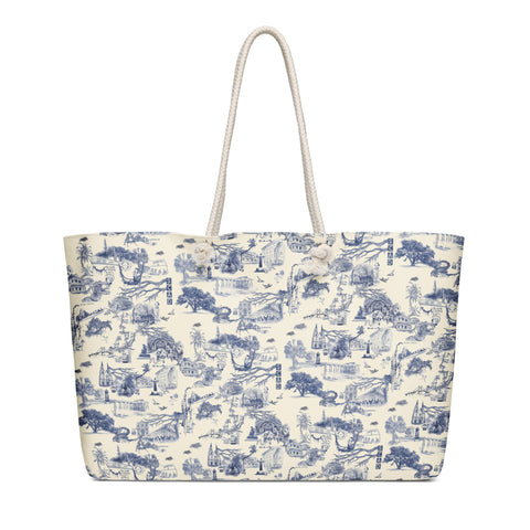 Savannah Toile Beach Tote