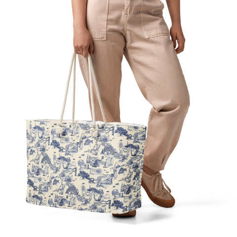 Savannah Toile Beach Tote