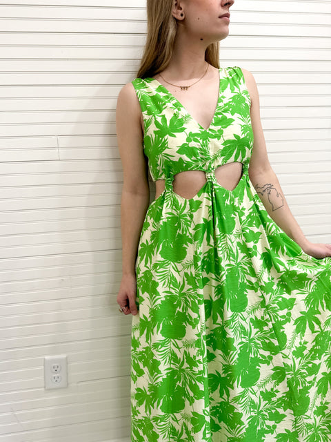 Resort A-Line cutout dress