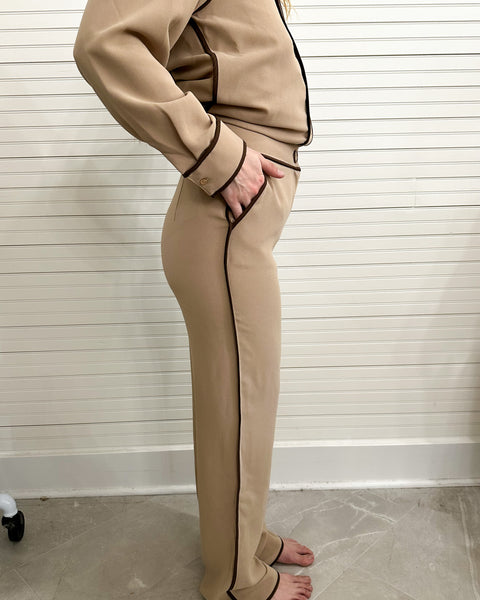 Piped Trousers