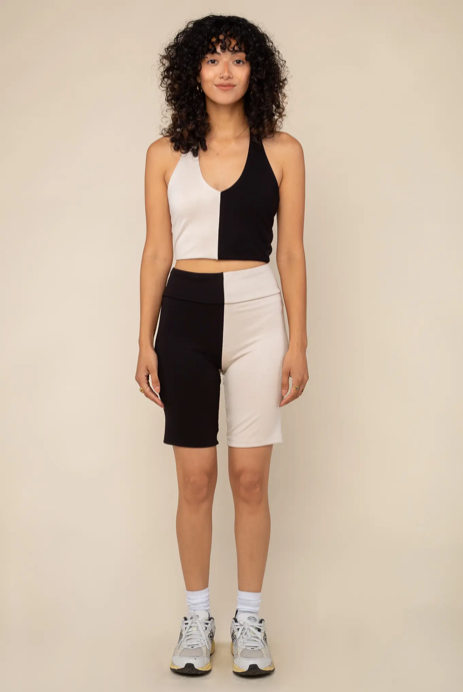 NLT Color Block Biker Short