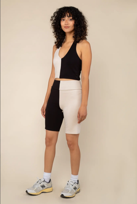 NLT Color Block Biker Short