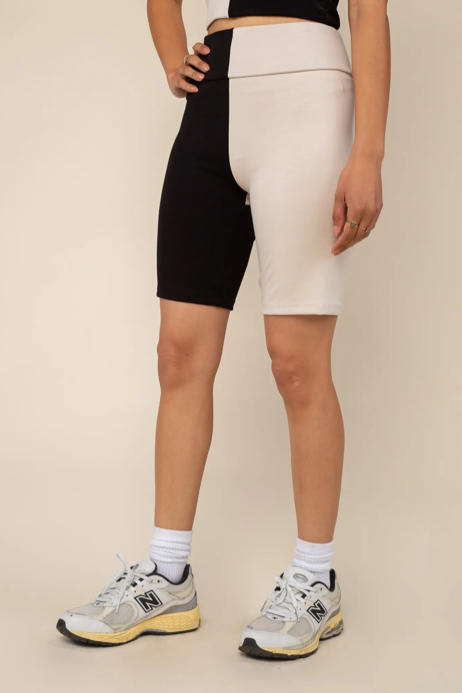 NLT Color Block Biker Short